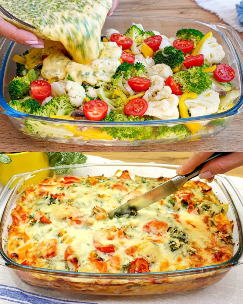 Nutritious Cauliflower and Broccoli Casserole