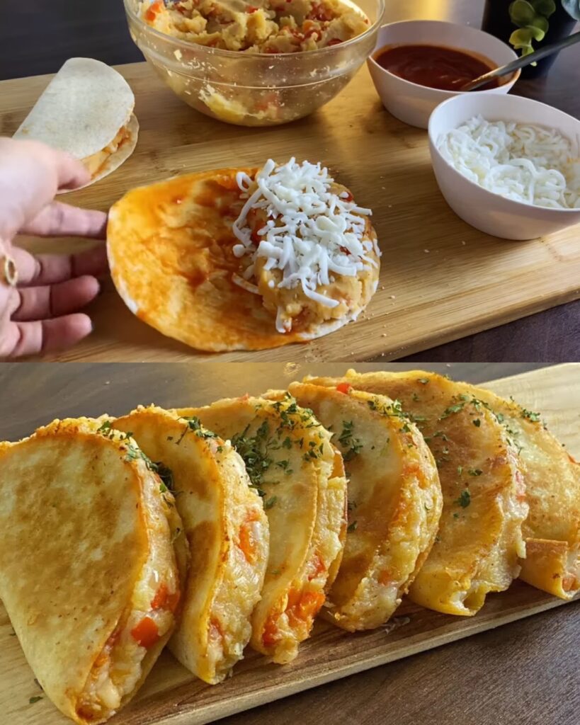 Crispy Potato Tacos finished dish