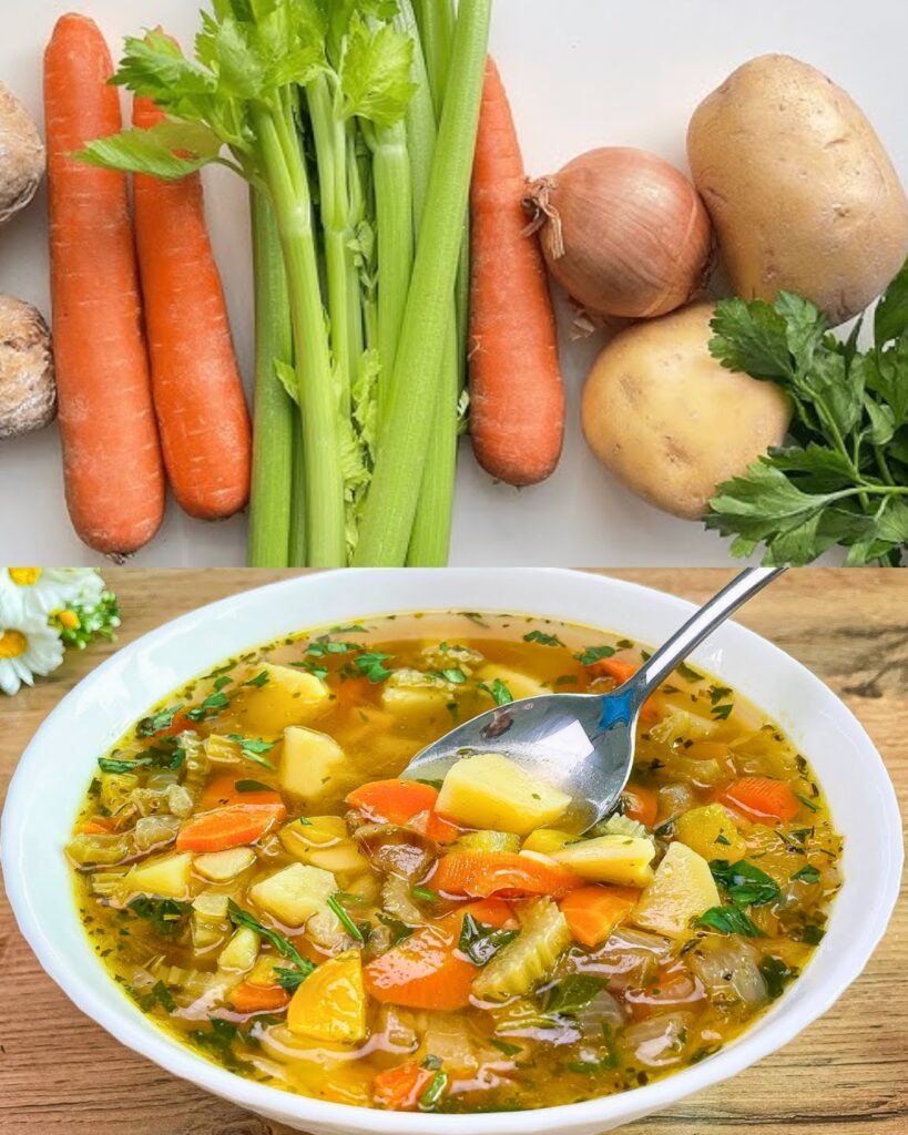 Hearty Vegetable Soup: A Nutritious and Flavorful Meal finished dish