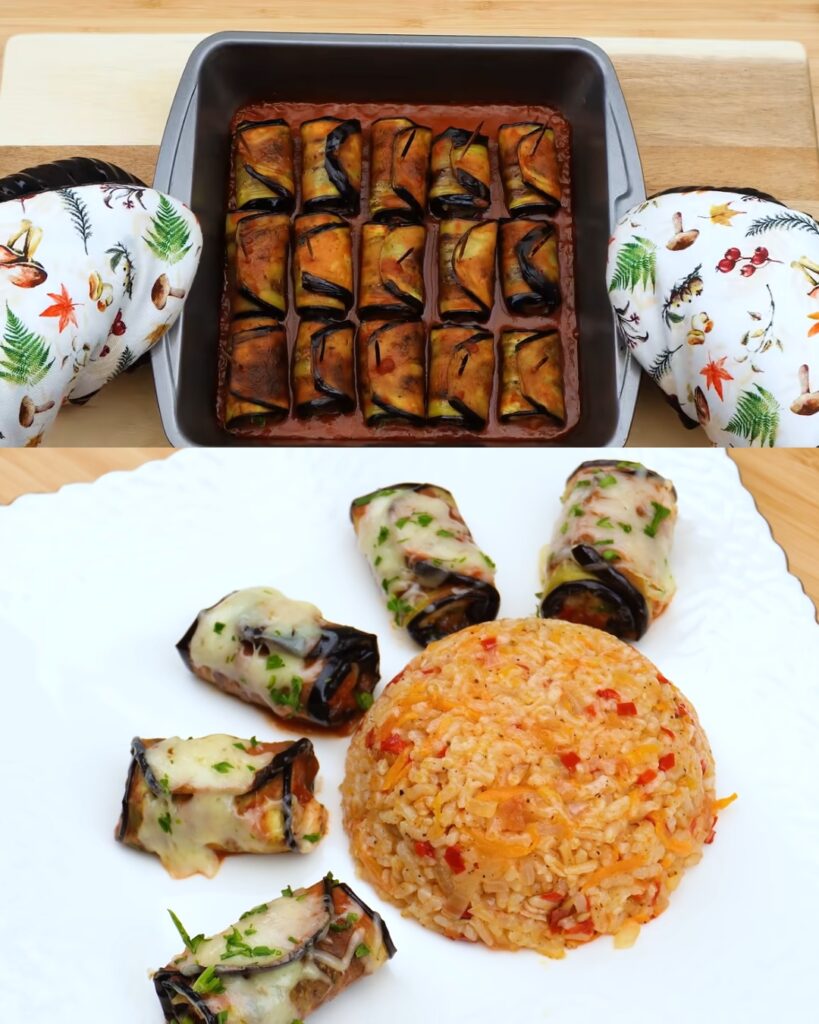 Baked Eggplant finished dish