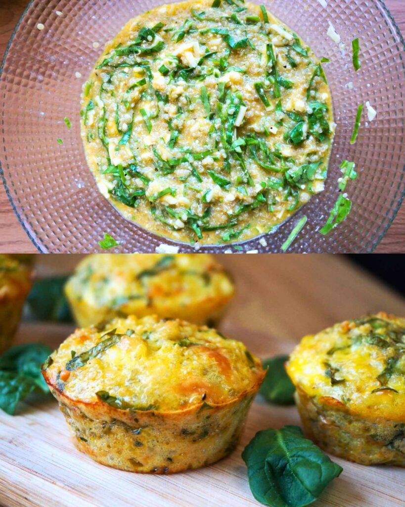 Quinoa and Spinach Egg Muffin
