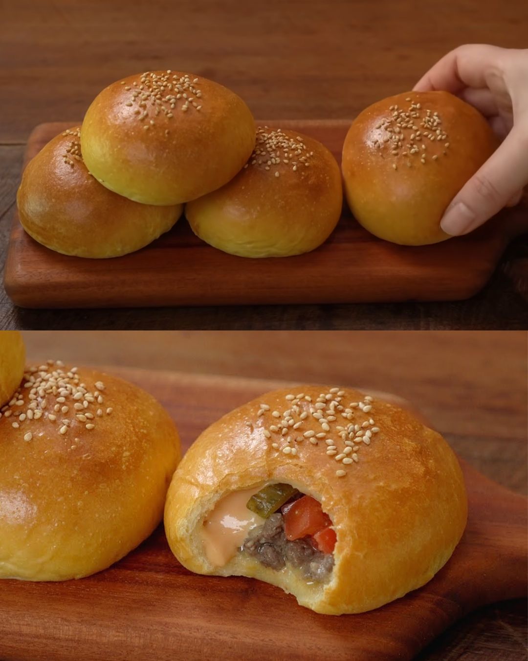 Cheeseburger Bombs with Big Mac Flavor