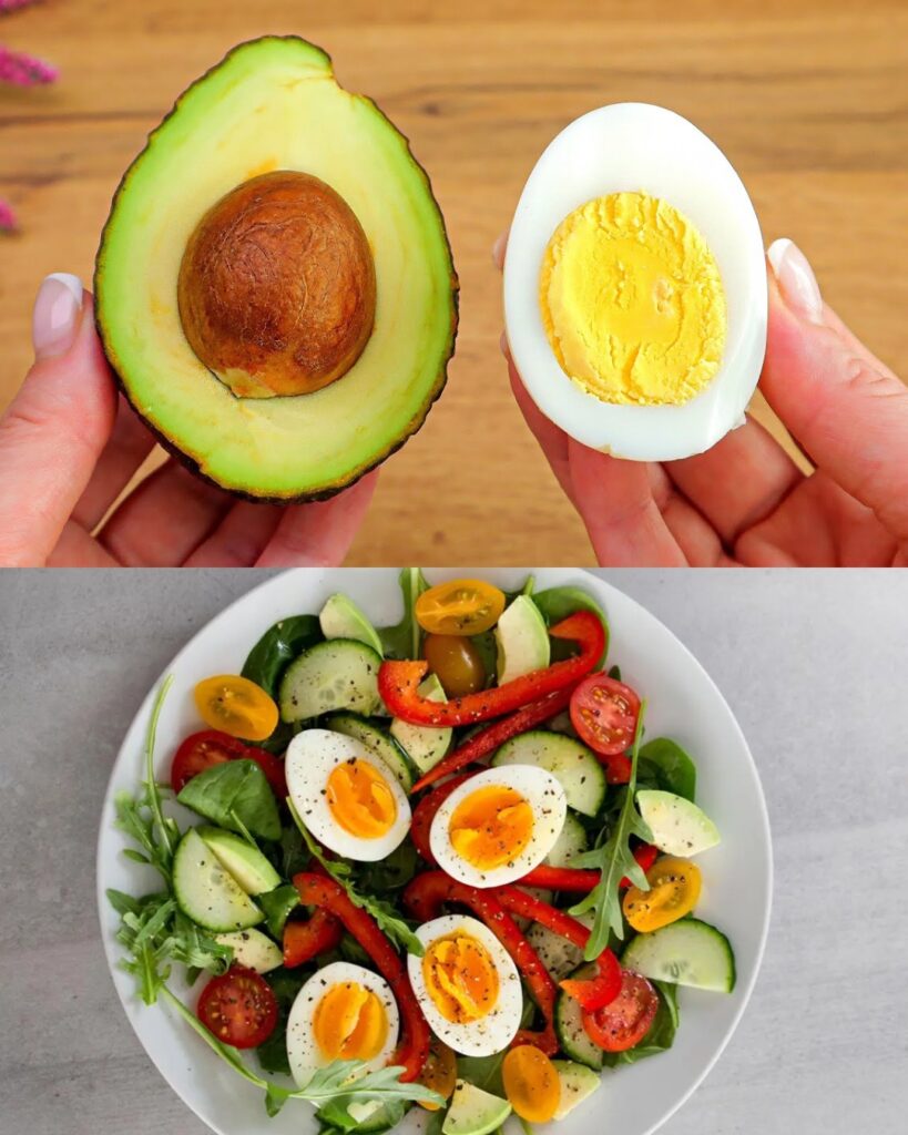 Healthy Egg and Avocado Salad