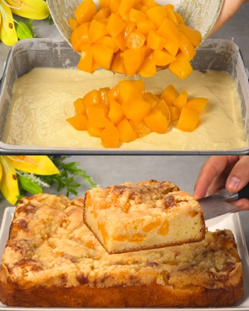 Melt-in-Your-Mouth Peach Cake