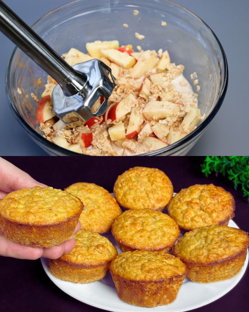 Apple Oatmeal Muffins finished dish