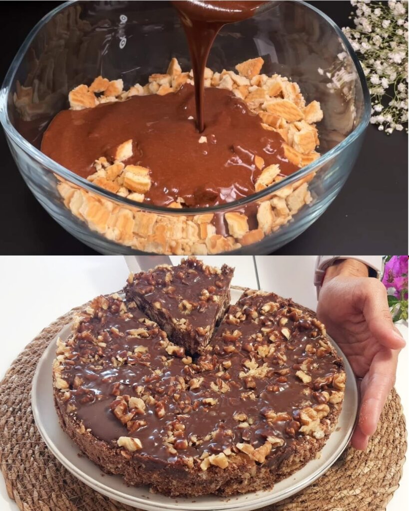 No-Bake Walnut Chocolate Dessert Recipe