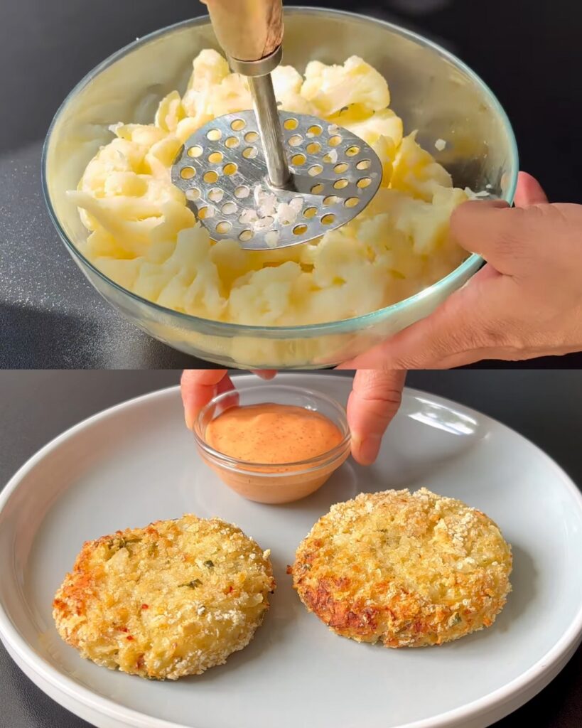 Cauliflower Patties: A Nutritious and Delicious Treat finished dish