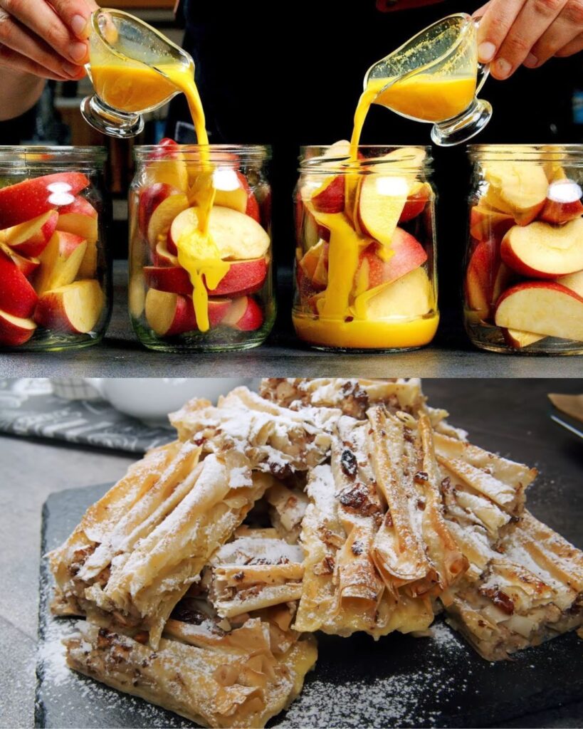 Japanese-Inspired Phyllo Apple Pie – A Delicious Twist on the Classic finished dish