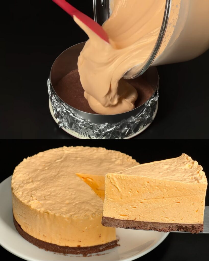 Easy No-Bake Jelly Cream Dessert finished dish