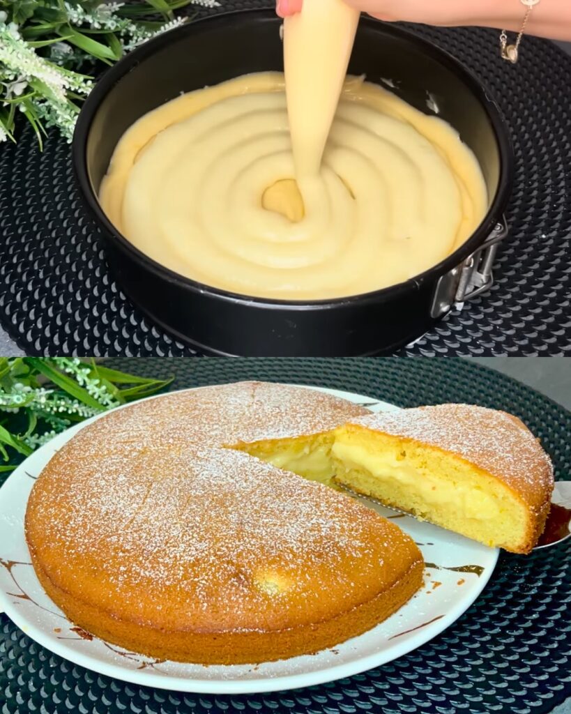 Lemon Custard Pastry finished dish