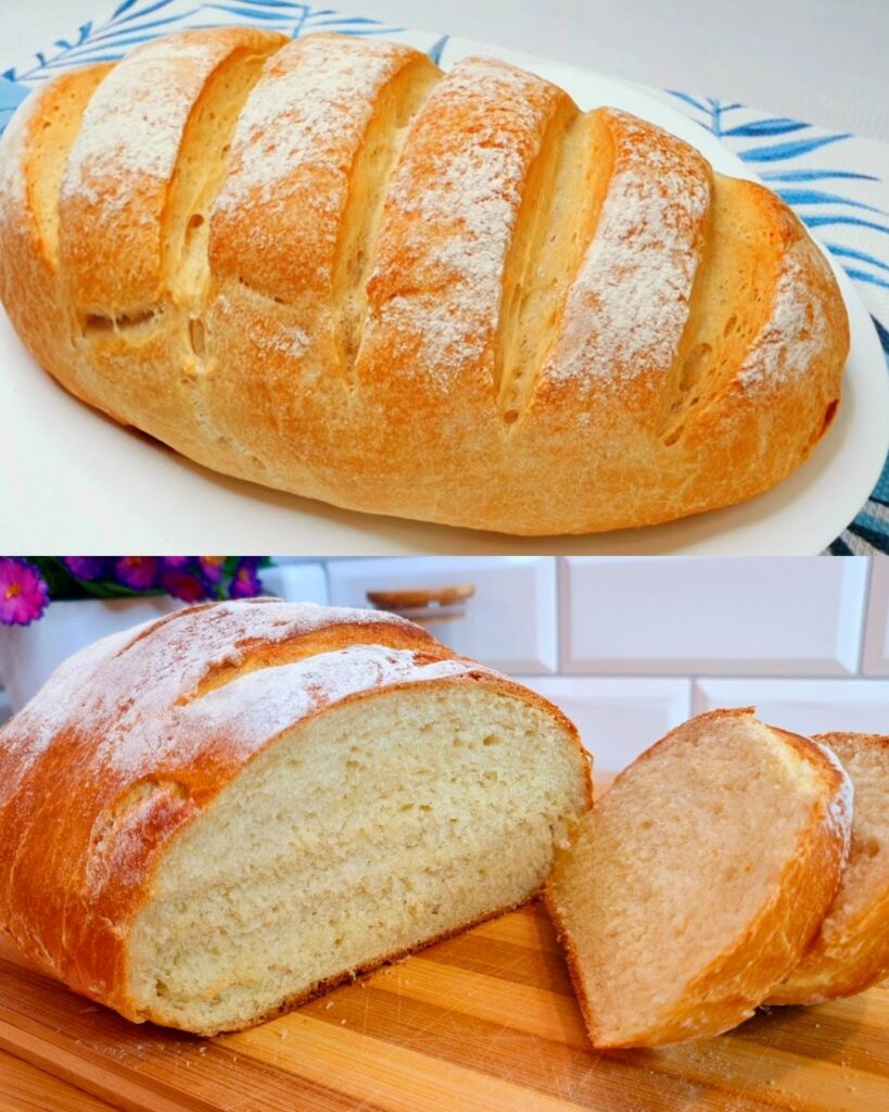 Easy Homemade Bread Recipe finished dish
