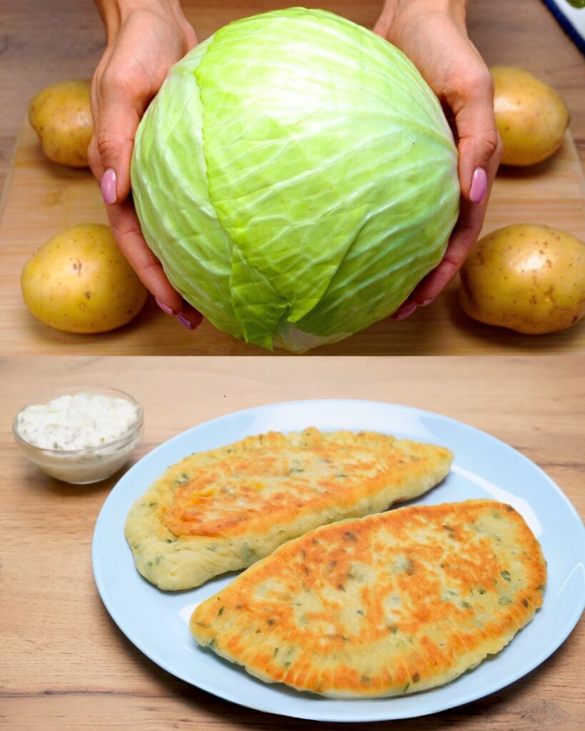 Hearty Potato and Cabbage Pockets finished dish