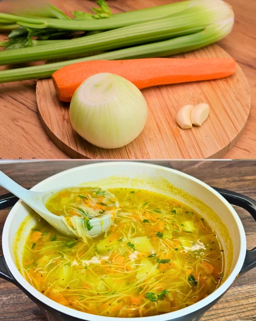Hearty Vegetable Soup finished dish