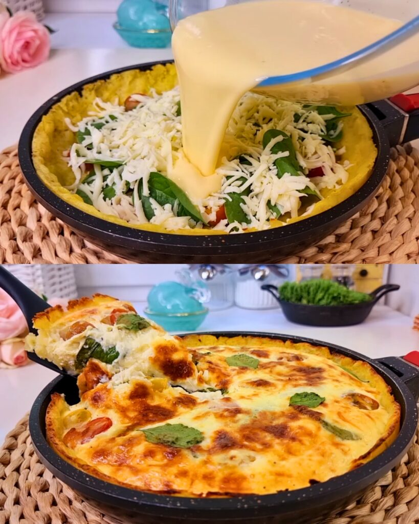 Potato, Egg, and Mozzarella Bake Recipe