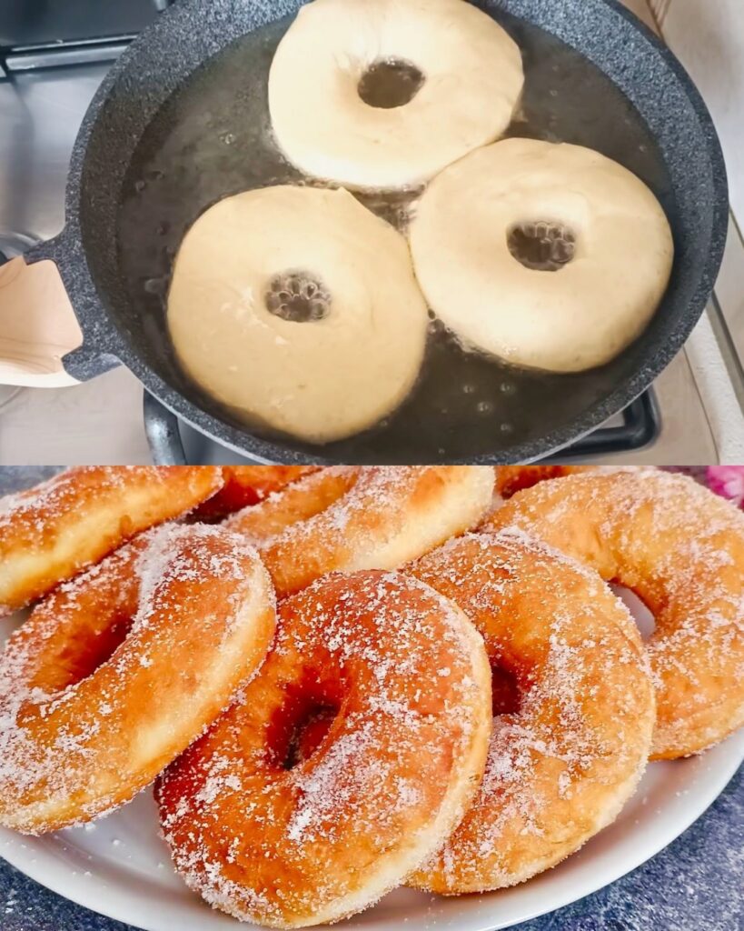 Lemon-Scented Sweet Fried Doughnuts finished dish