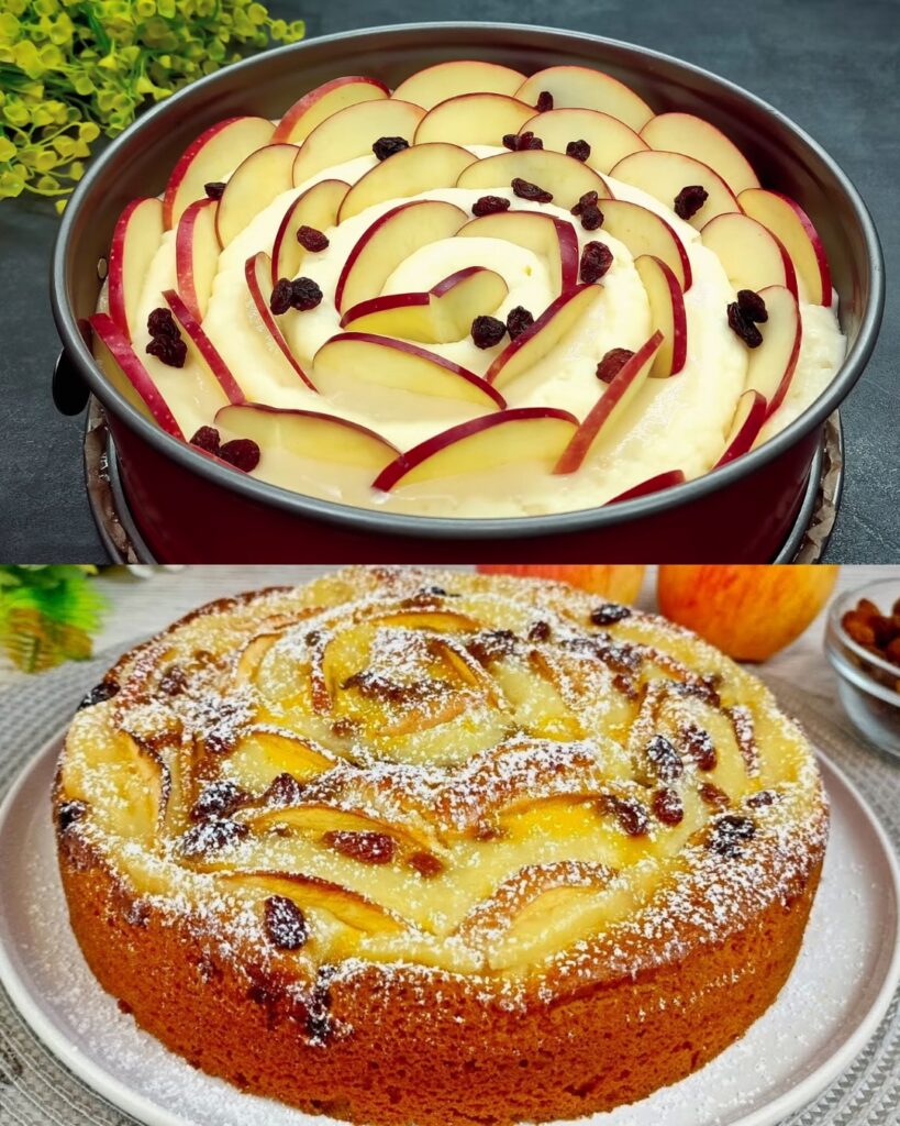 Apple Cream Cake Recipe