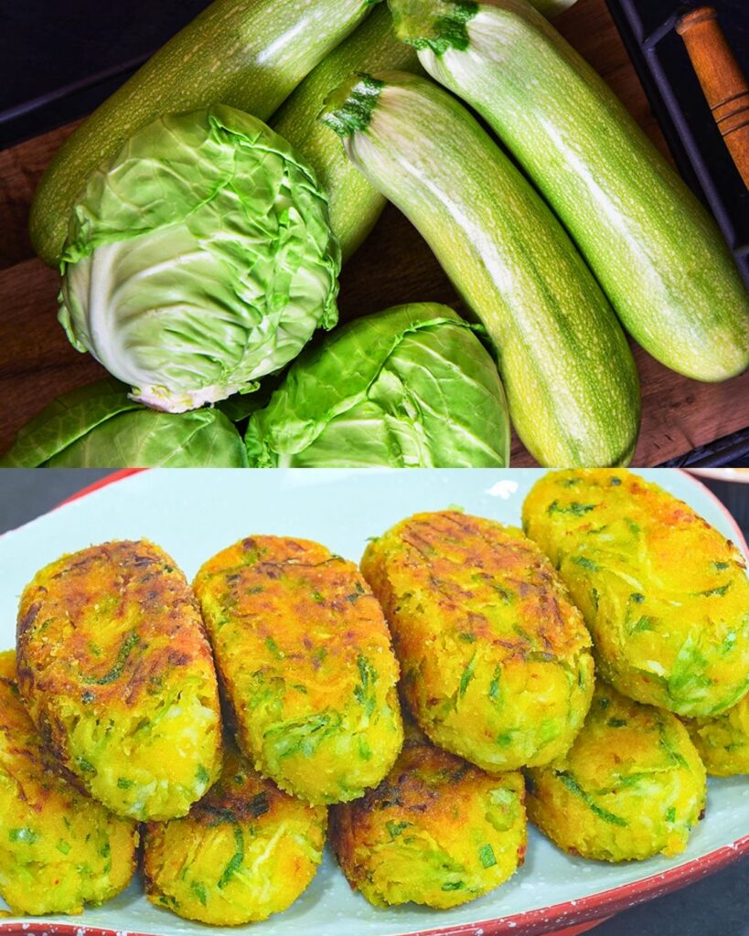 Cabbage and Zucchini Patties