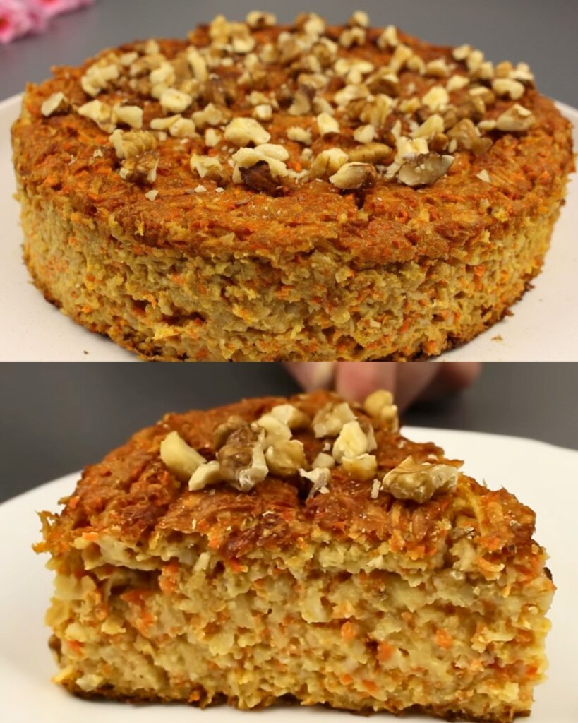 Carrot and Apple Oatmeal Cake