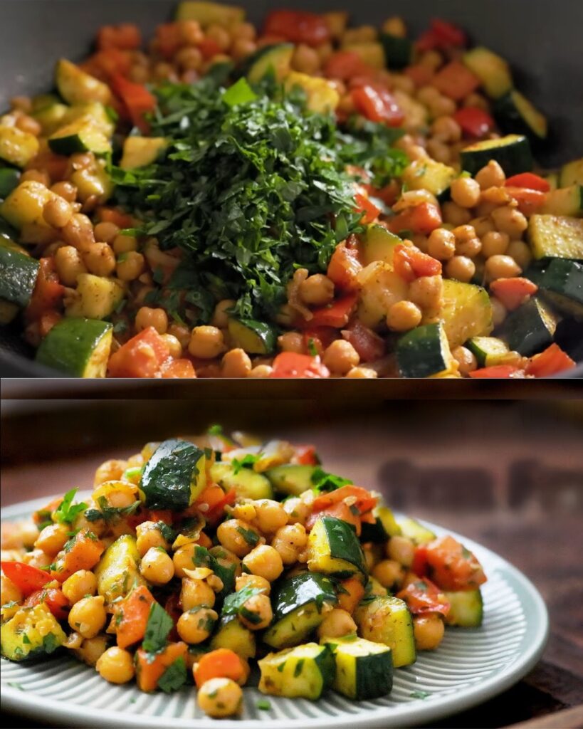 Healthy Chickpea Vegetable Stir Fry