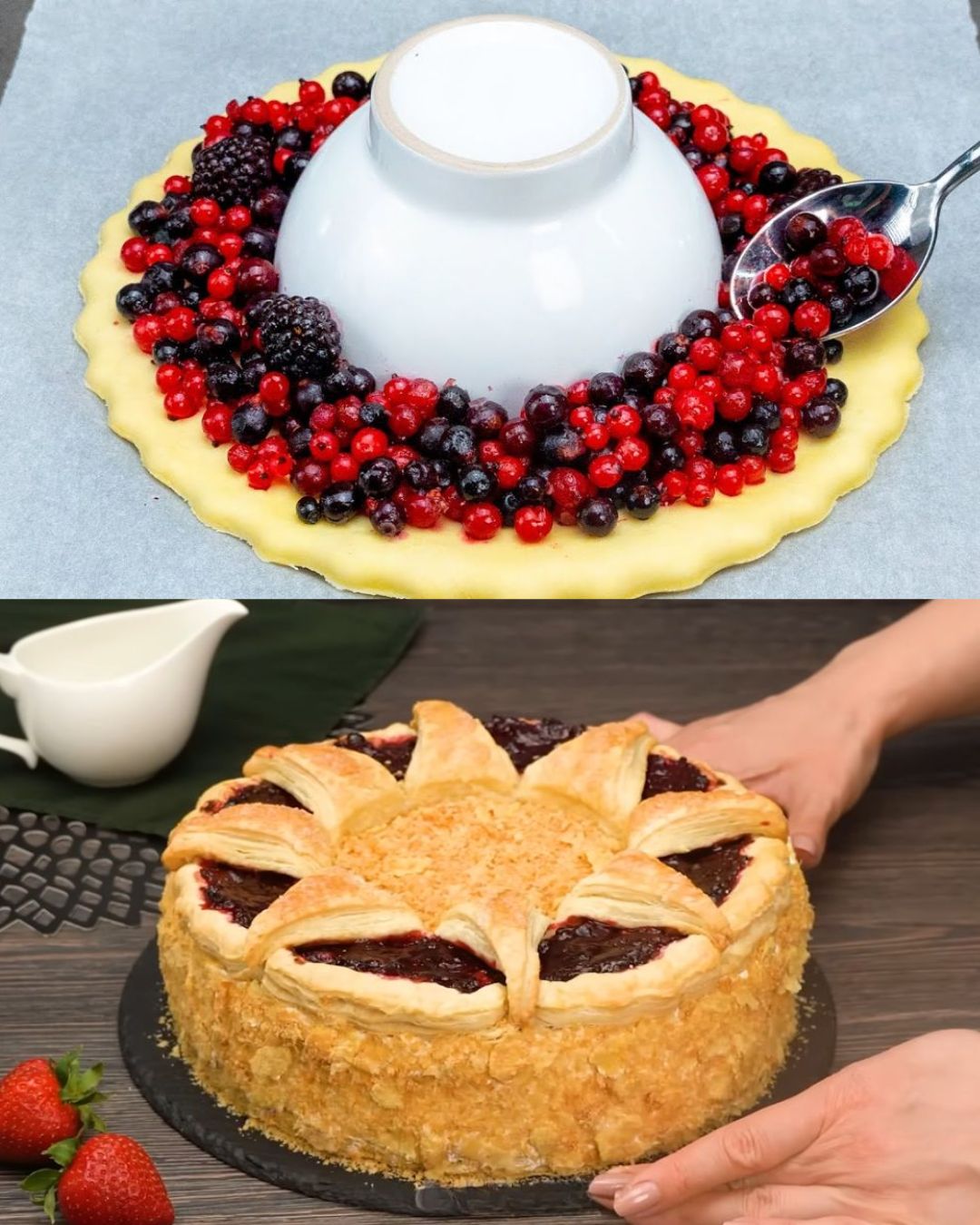 Puff Pastry Berry Layer Cake