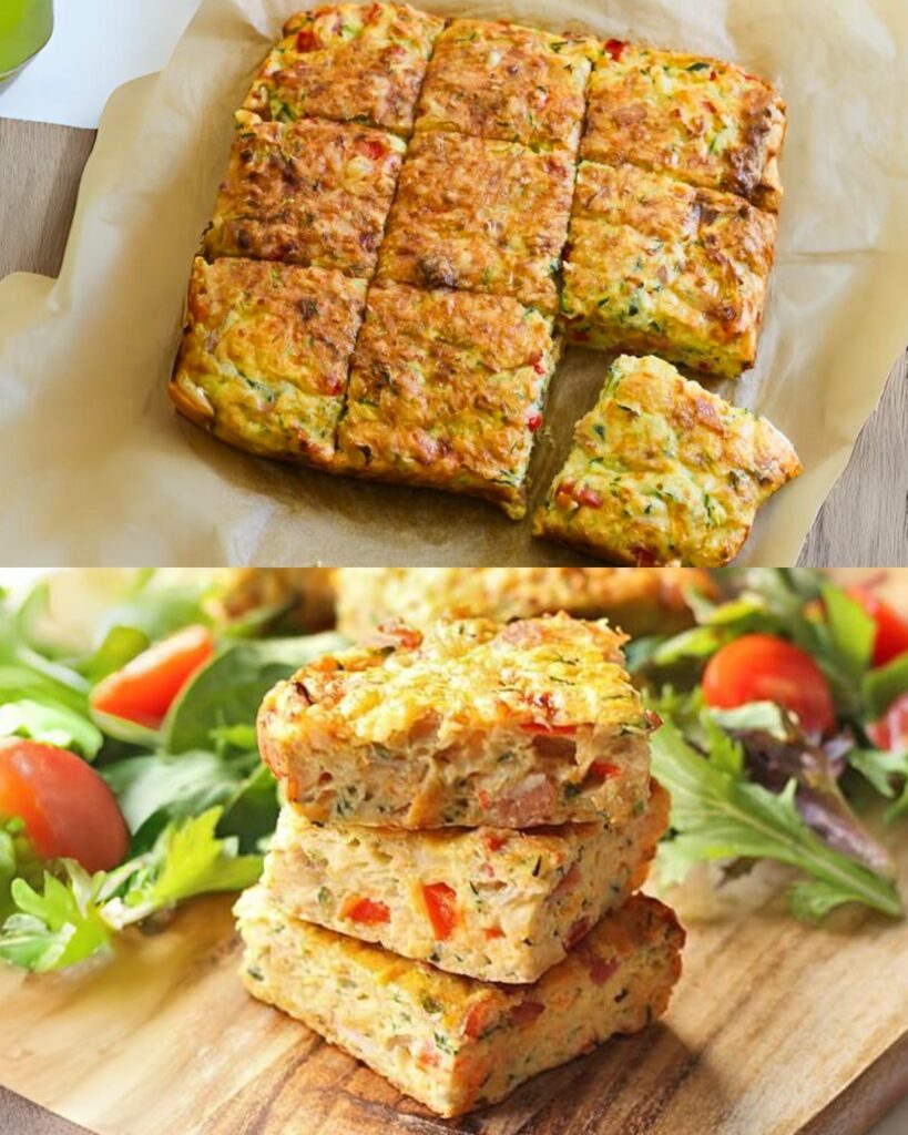 Zucchini and Bacon Slice Recipe finished dish