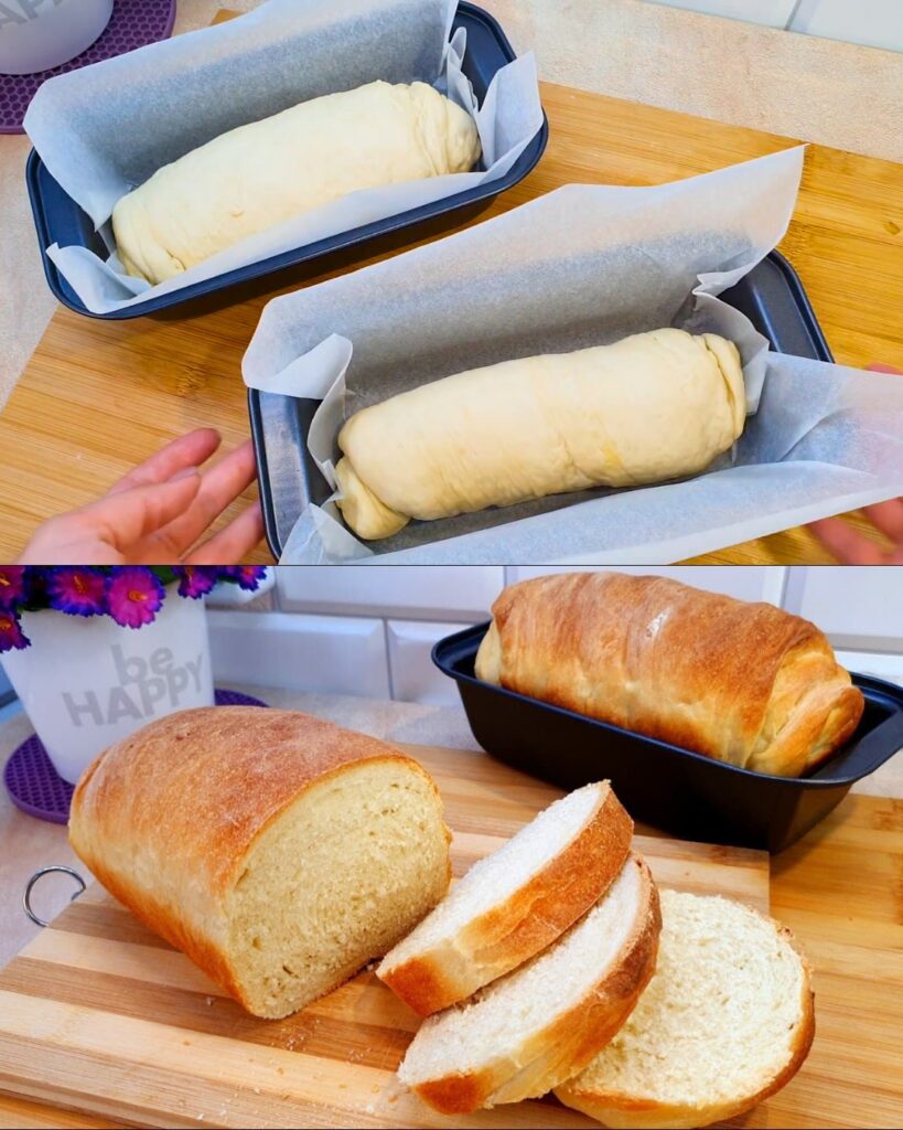 Soft and Easy White Bread Recipe finished dish