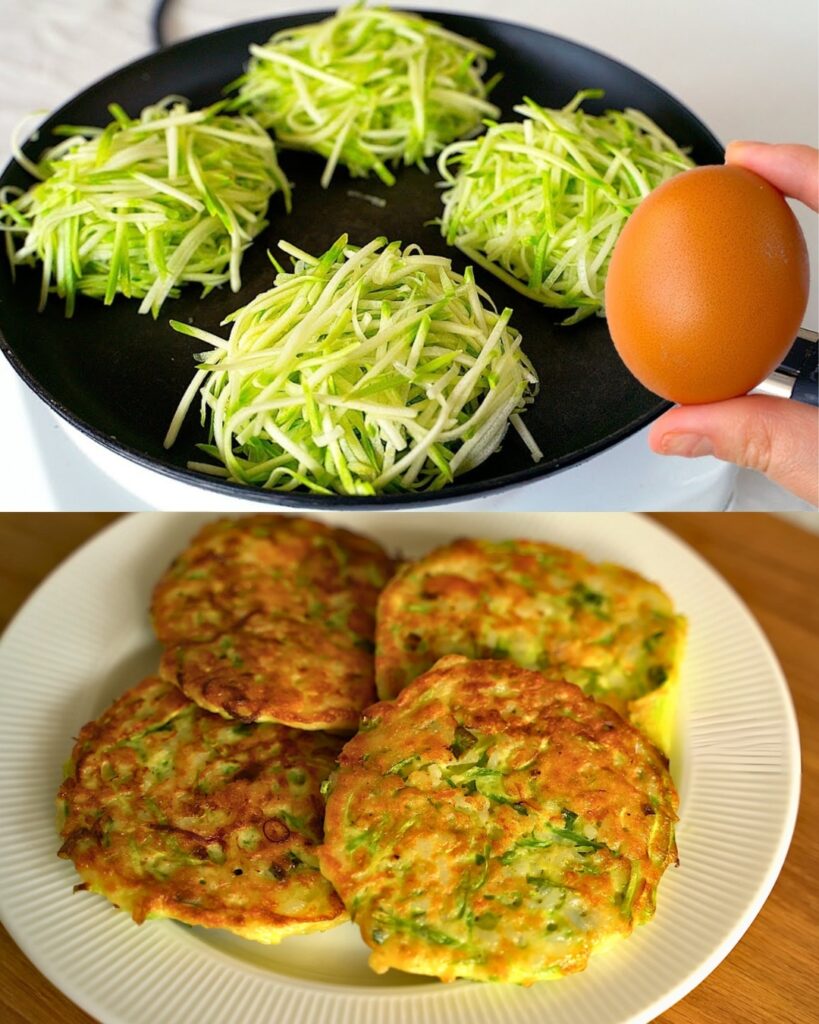 Zucchini and Rice Fritters Recipe finished dish