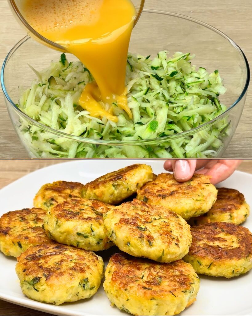 Zucchini and Potato Patties Recipe finished dish