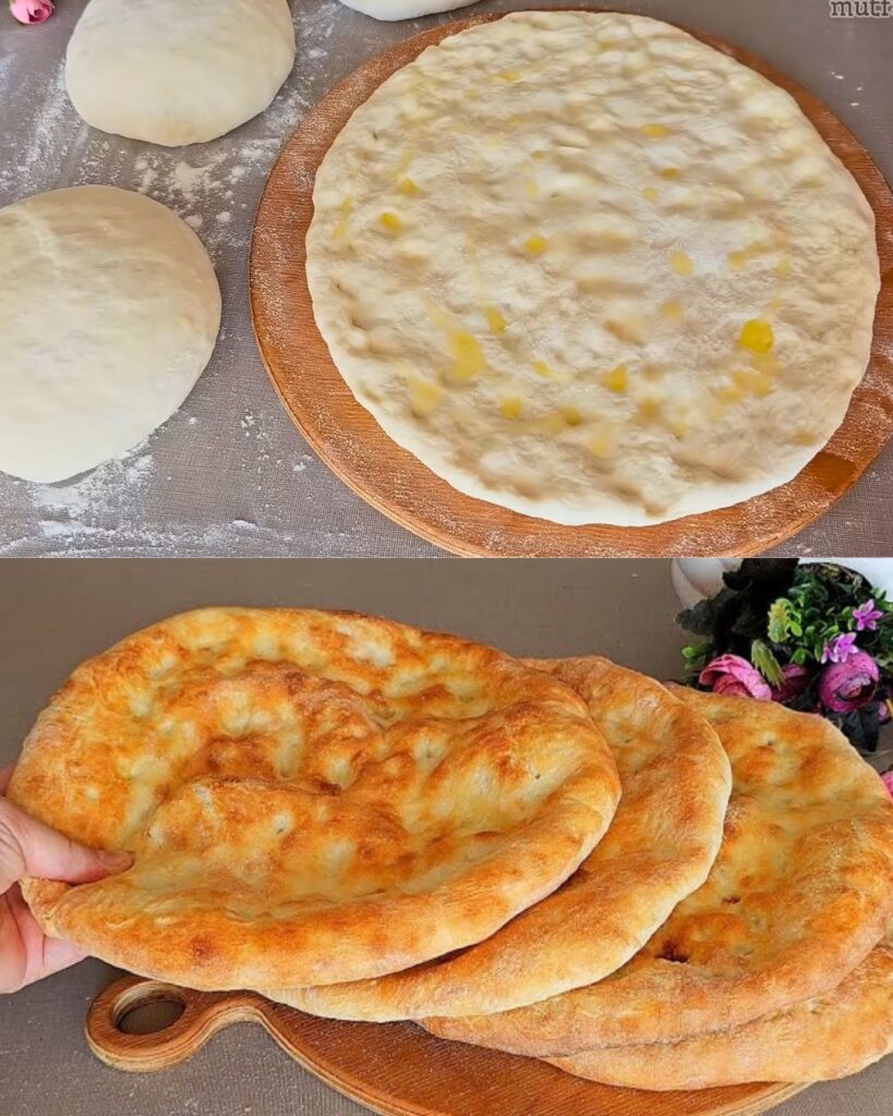 Homemade Flatbread Recipe finished dish