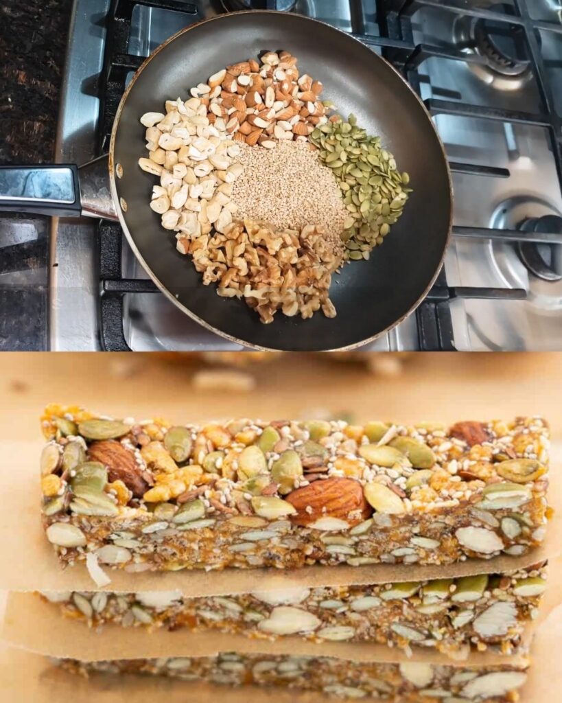 Dates and Nuts Energy Bar Recipe finished dish