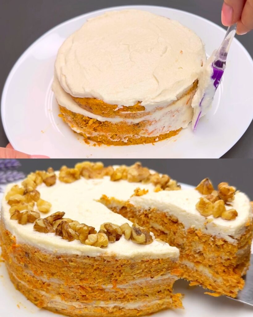No-Bake Carrot Cake Delight Recipe finished dish