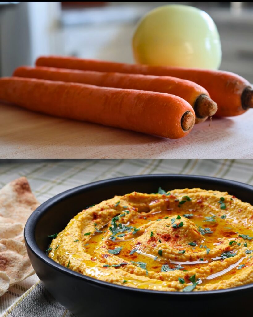 Carrot and Chickpea Hummus