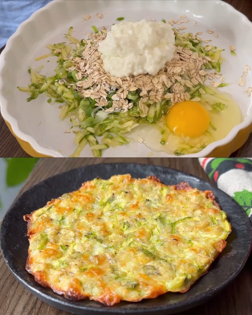 Baked Zucchini and Cheese Fritters