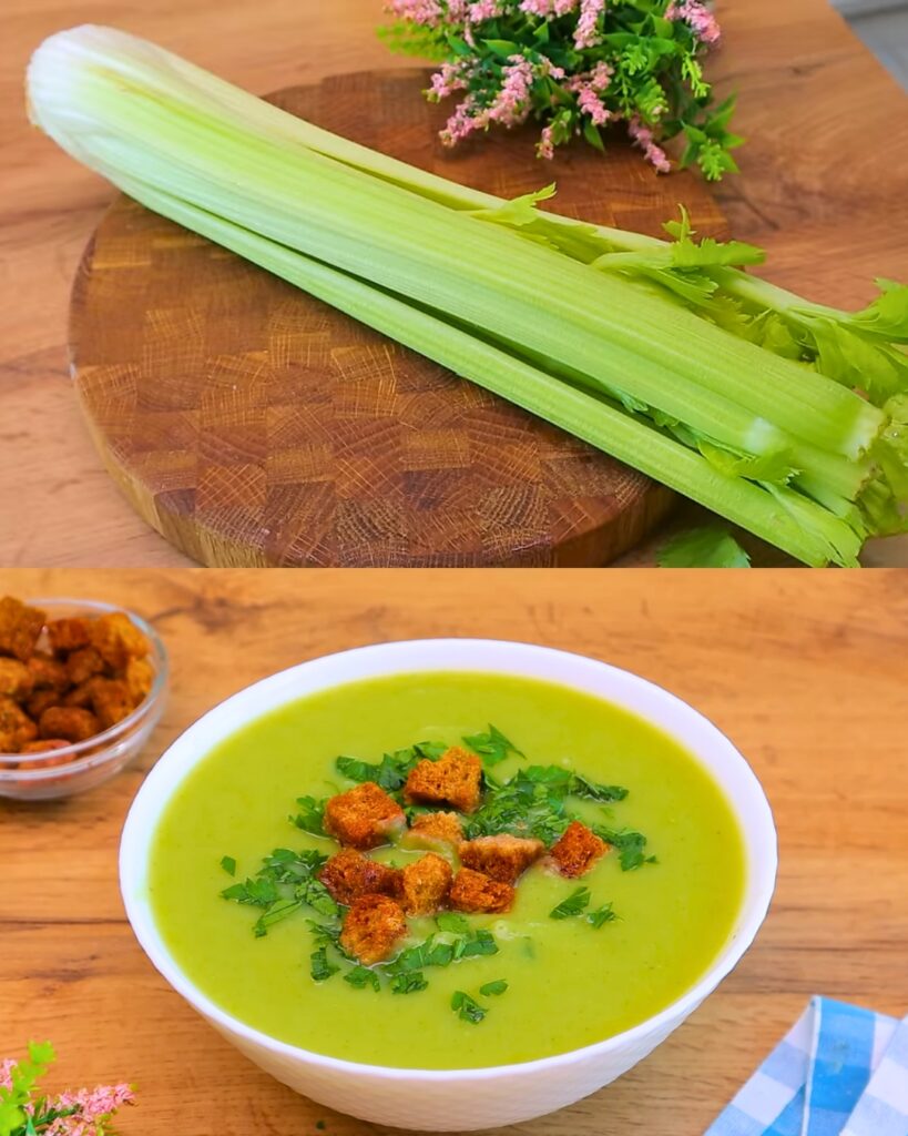 Hearty Vegetable Soup with Fragrant Croutons