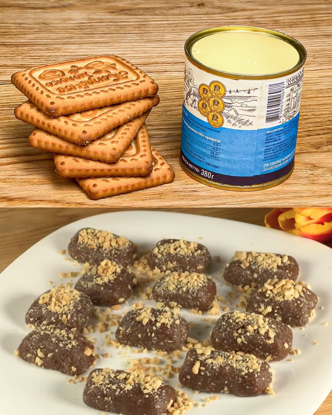 Mix Cookies with Condensed Milk