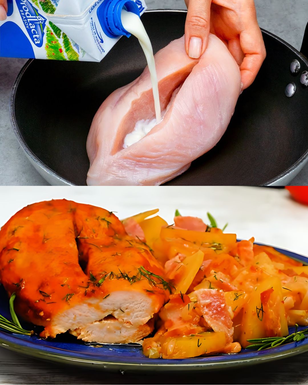 Creamy Chicken and Potato Bake