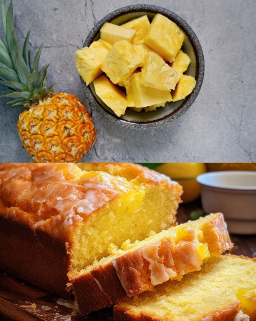 Tropical Pineapple Coconut Cake with Coconut Milk Icing