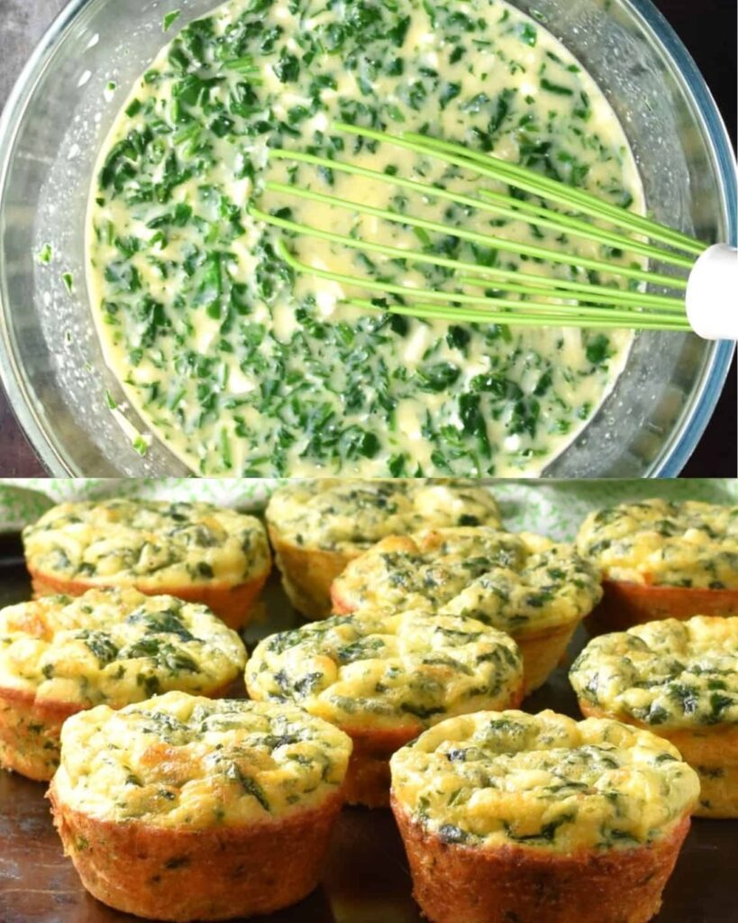 Savory Spinach and Cheese Egg Muffins