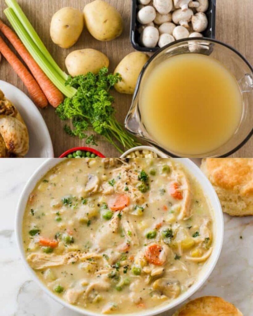 Creamy Vegetable Soup finished dish