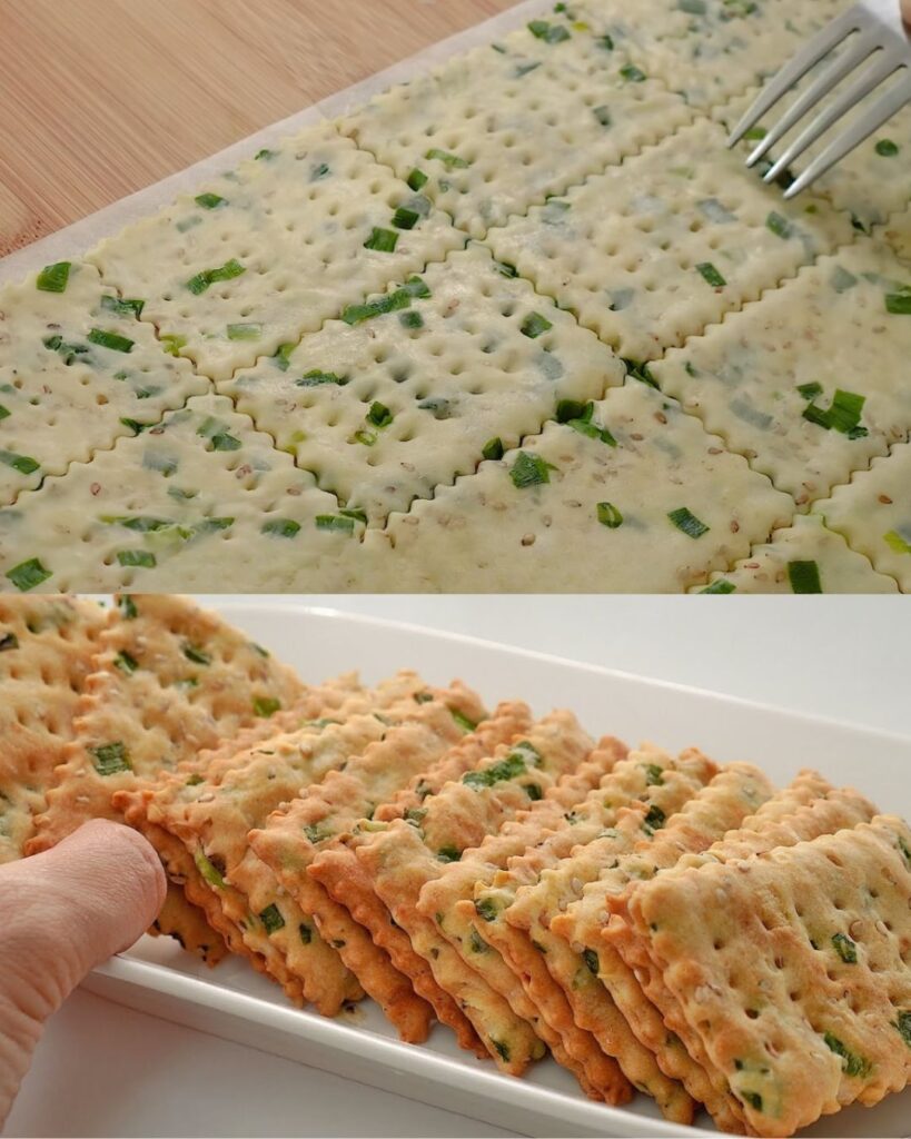 Green Onion Saltine Crackers