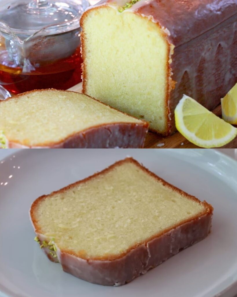 Lemon Pound Cake Recipe finished dish