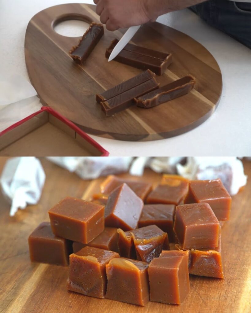 Caramel Candies: Grandma’s Heavy Cream Recipe finished dish
