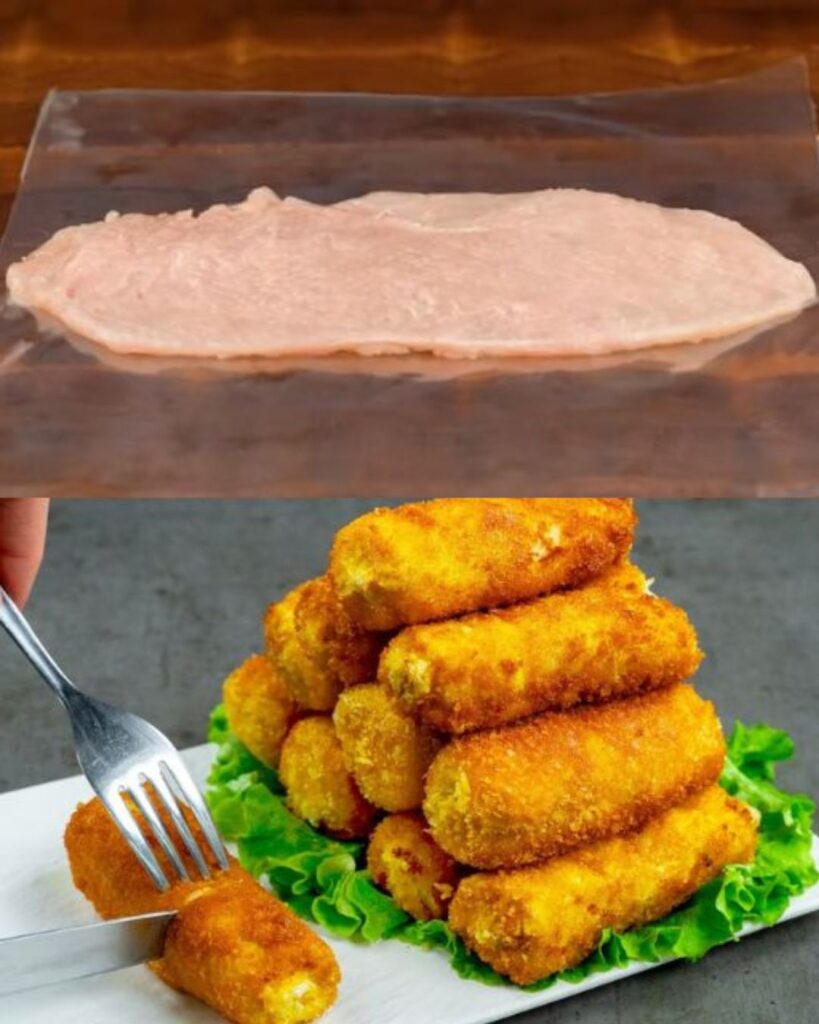 Chicken Rolls with Fresh Salad