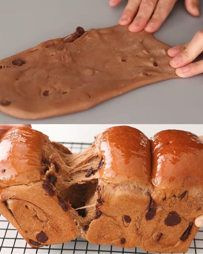 Fluffy Chocolate Bread Loaf