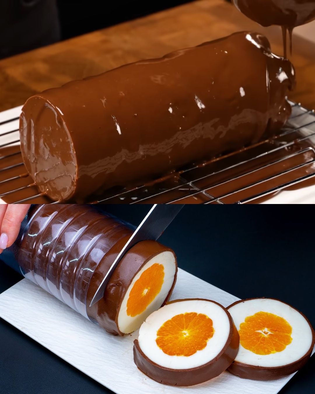 Tangerine and Chocolate Layered Dessert Recipe