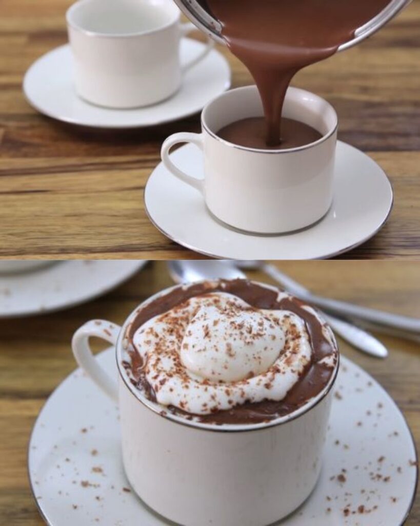 Italian Hot Chocolate Recipe finished dish