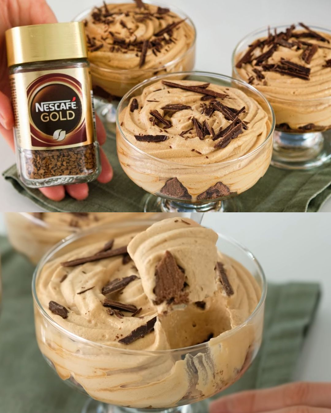 Quick Coffee Mousse Dessert