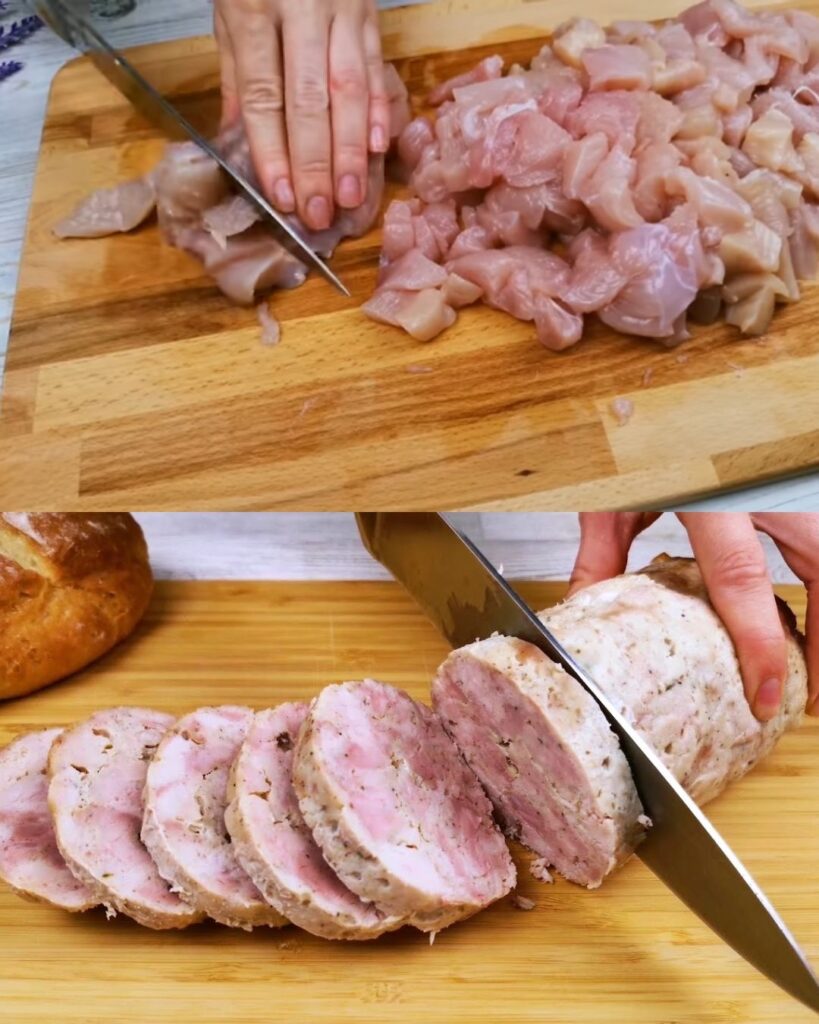 Homemade Chicken Salami