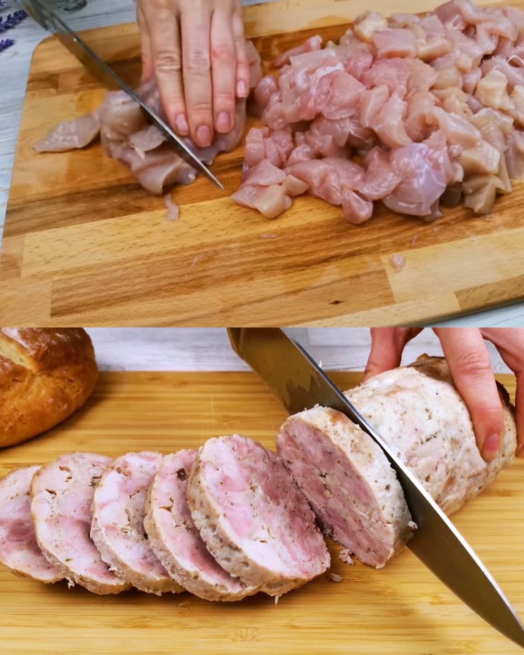 Homemade Chicken Salami