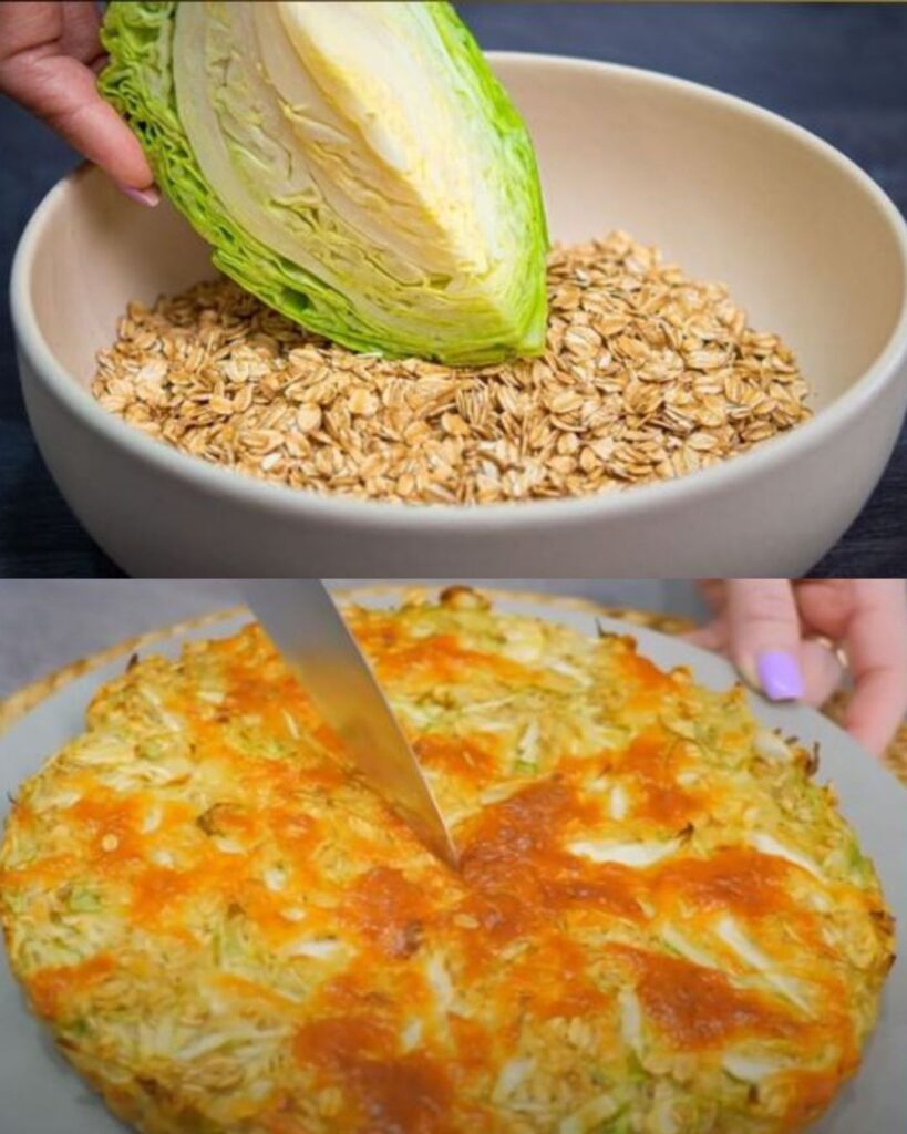 Savory Cabbage and Oat Pie Recipe